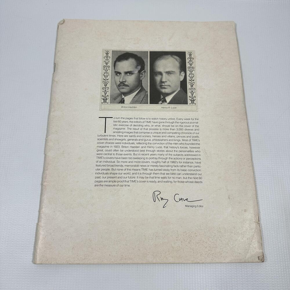 TIME Magazine Covers 1923-1981 Illustrated Chronology Vintage History Booklet